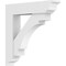 Ekena Millwork Standard Merced Architectural Grade PVC Bracket with Traditional Ends, 3"W x 20"D x 20"H BKTP03X20X20MRC01 - alternate 1